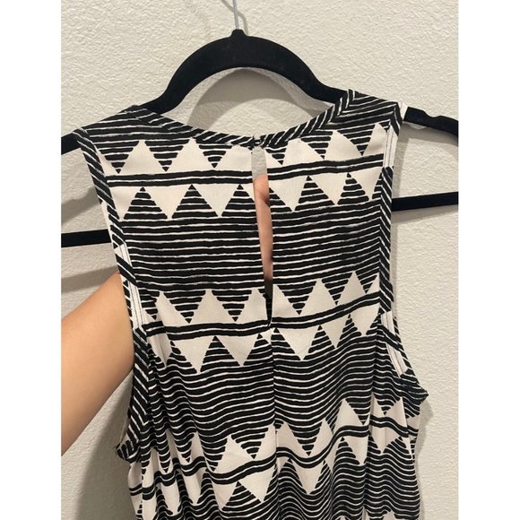 H&M Black and White Tribal Long Dress - Picture 3 of 6